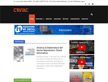 Tablet Screenshot of cerac.org.ar